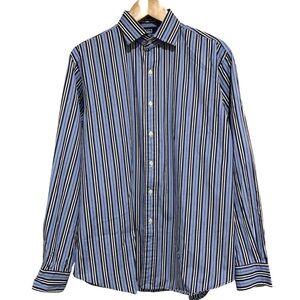 Polo Ralph Lauren Men’s Striped Dress Shirt Regent Classic Fit Size 17 Office